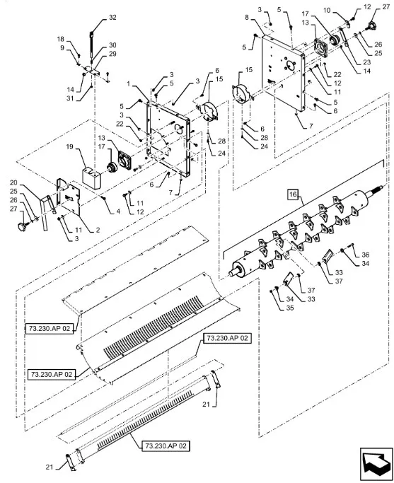 87589802 - щиток крепления подшипника